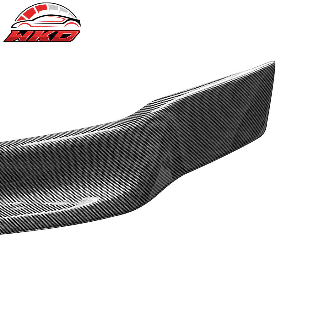 Fits 06-11 Honda Civic 8th Gen Trunk Spoiler R Style ABS Wing Carbon Fiber Print
