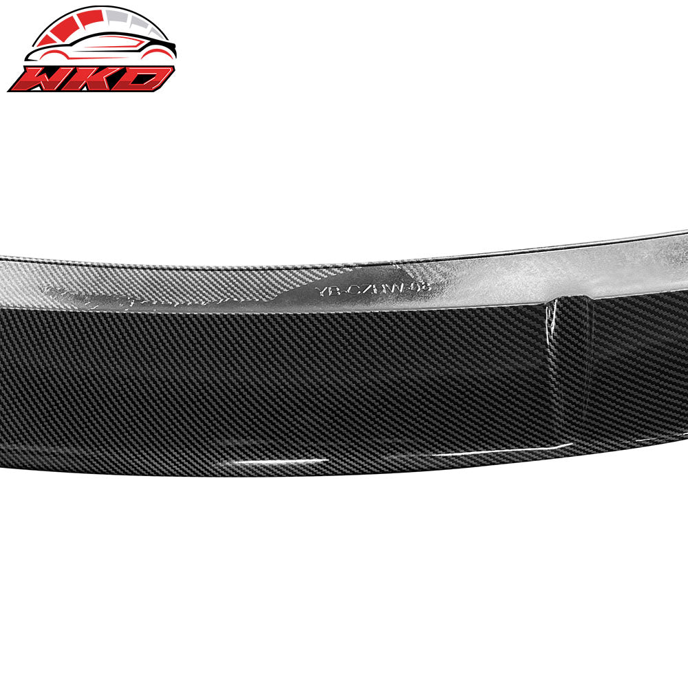 Fits 06-11 Honda Civic 8th Gen Trunk Spoiler R Style ABS Wing Carbon Fiber Print