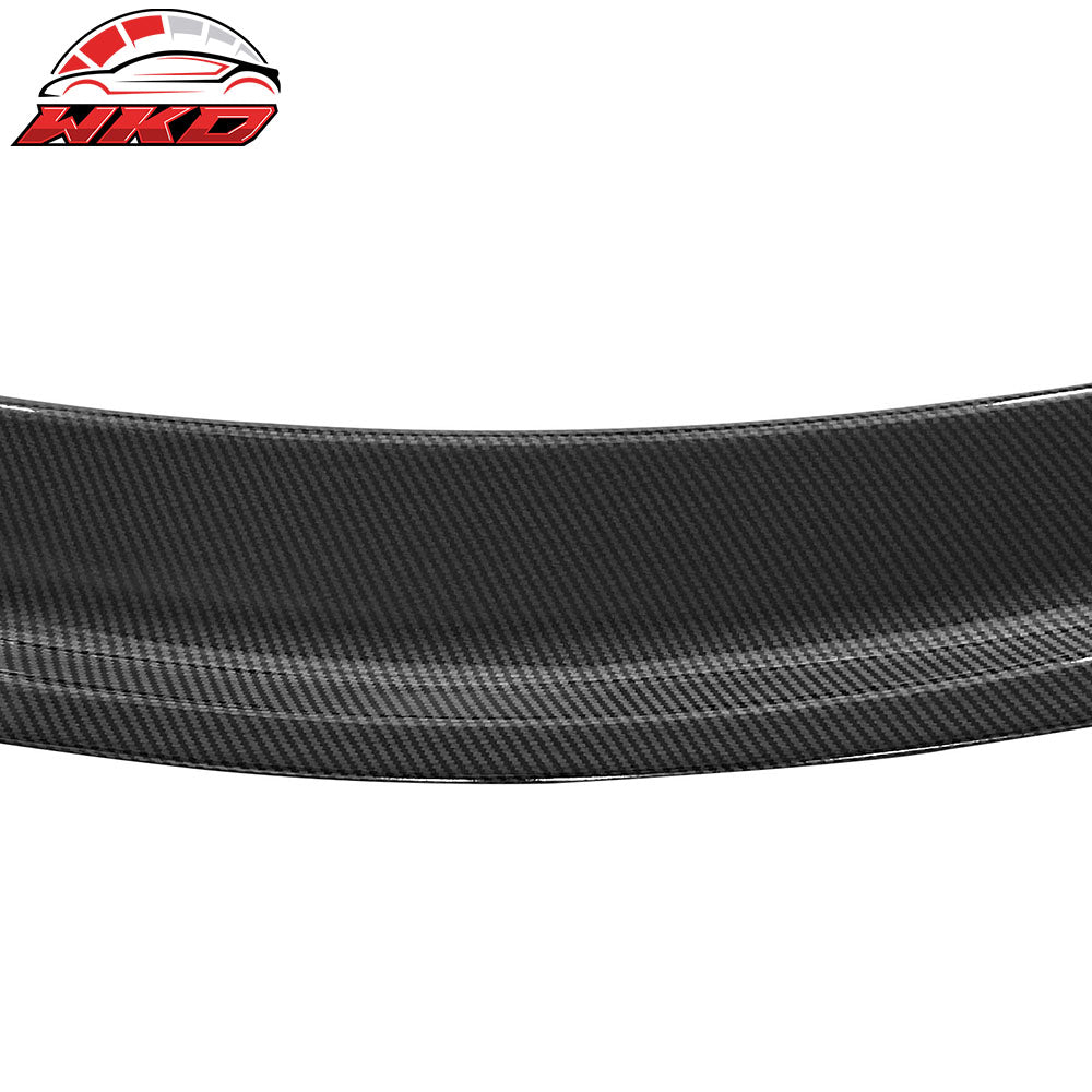 Fits 13-15 Honda Civic 9th Gen Trunk Spoiler R Style ABS Wing Carbon Fiber Print
