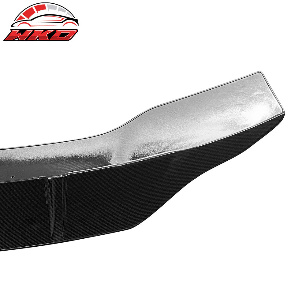 Fits 13-15 Honda Civic 9th Gen Trunk Spoiler R Style ABS Wing Carbon Fiber Print
