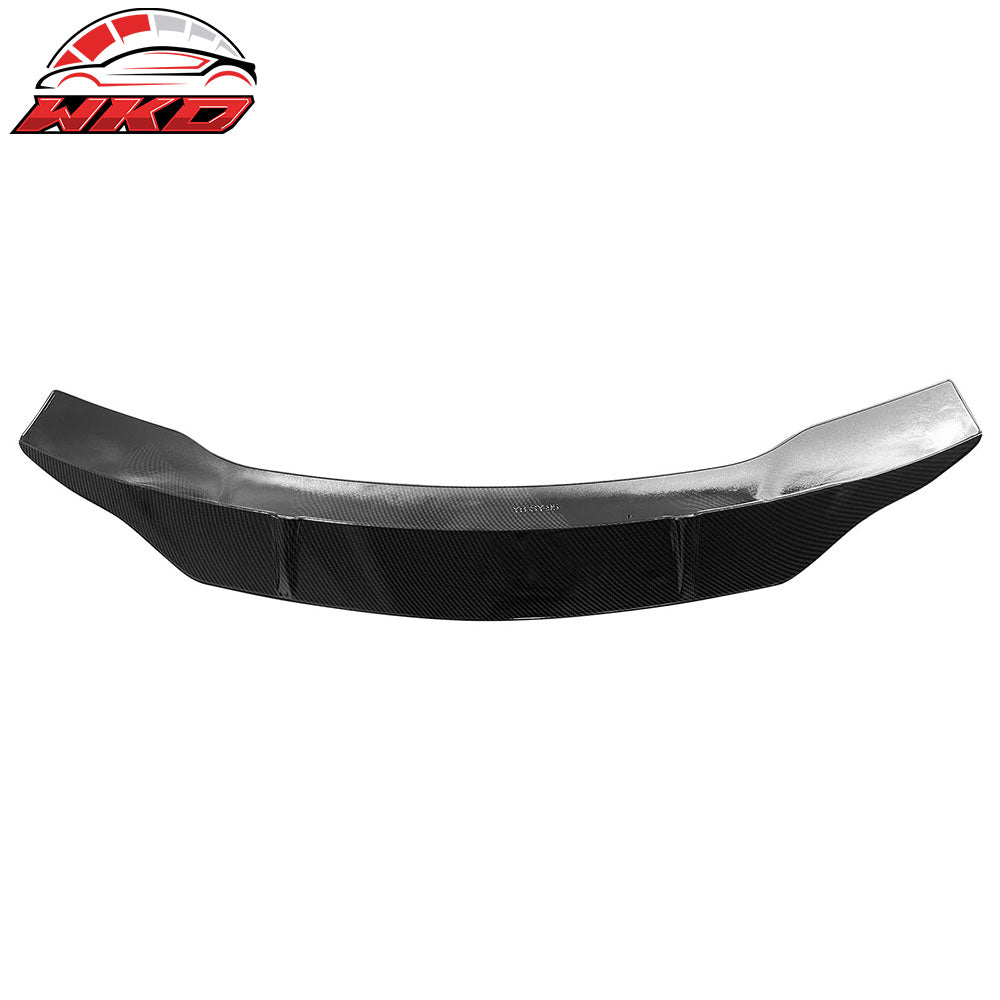 Fits 13-15 Honda Civic 9th Gen Trunk Spoiler R Style ABS Wing Carbon Fiber Print