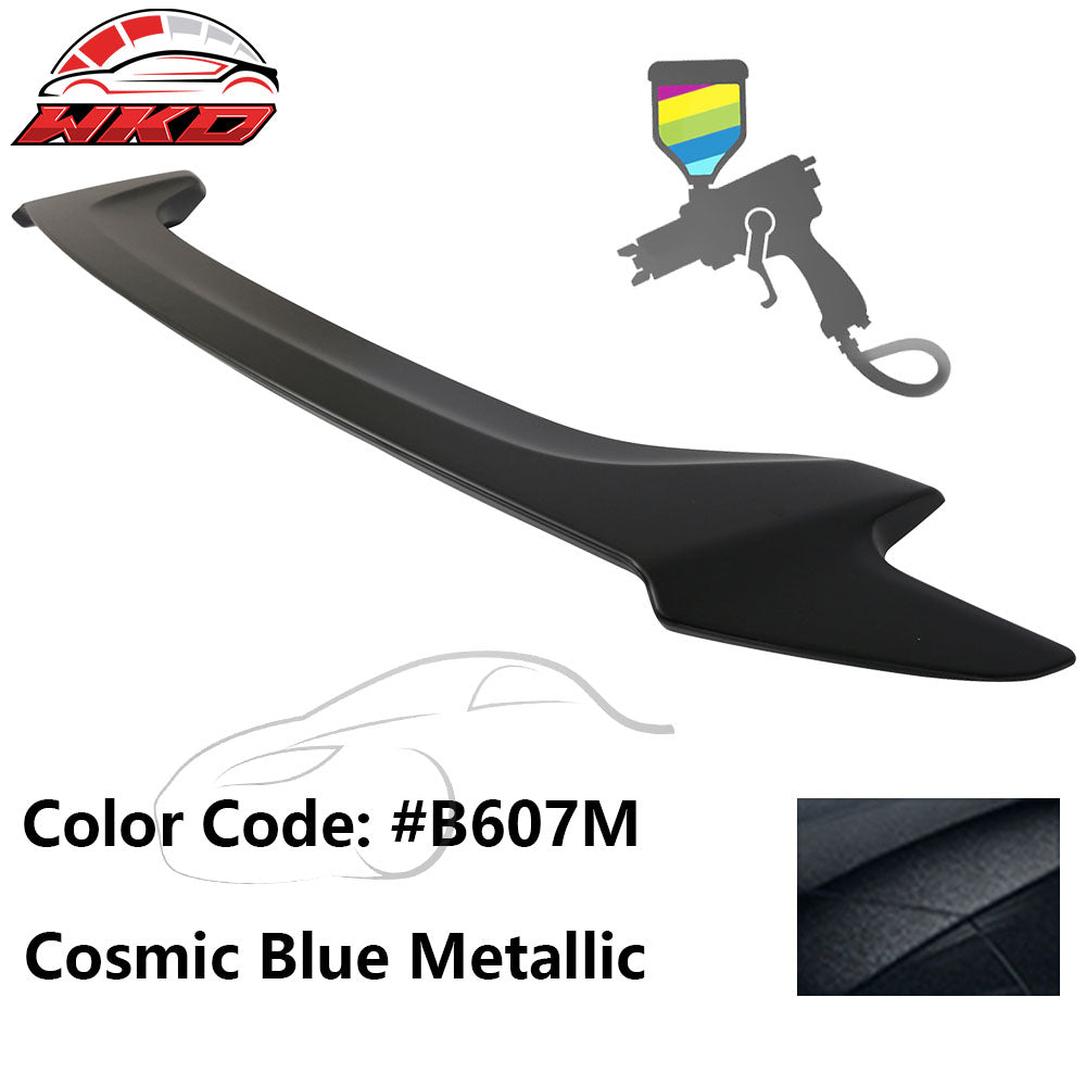 Fits 16-20 Honda Civic OE Style Trunk Spoiler ABS #B607M Cosmic Blue Metallic