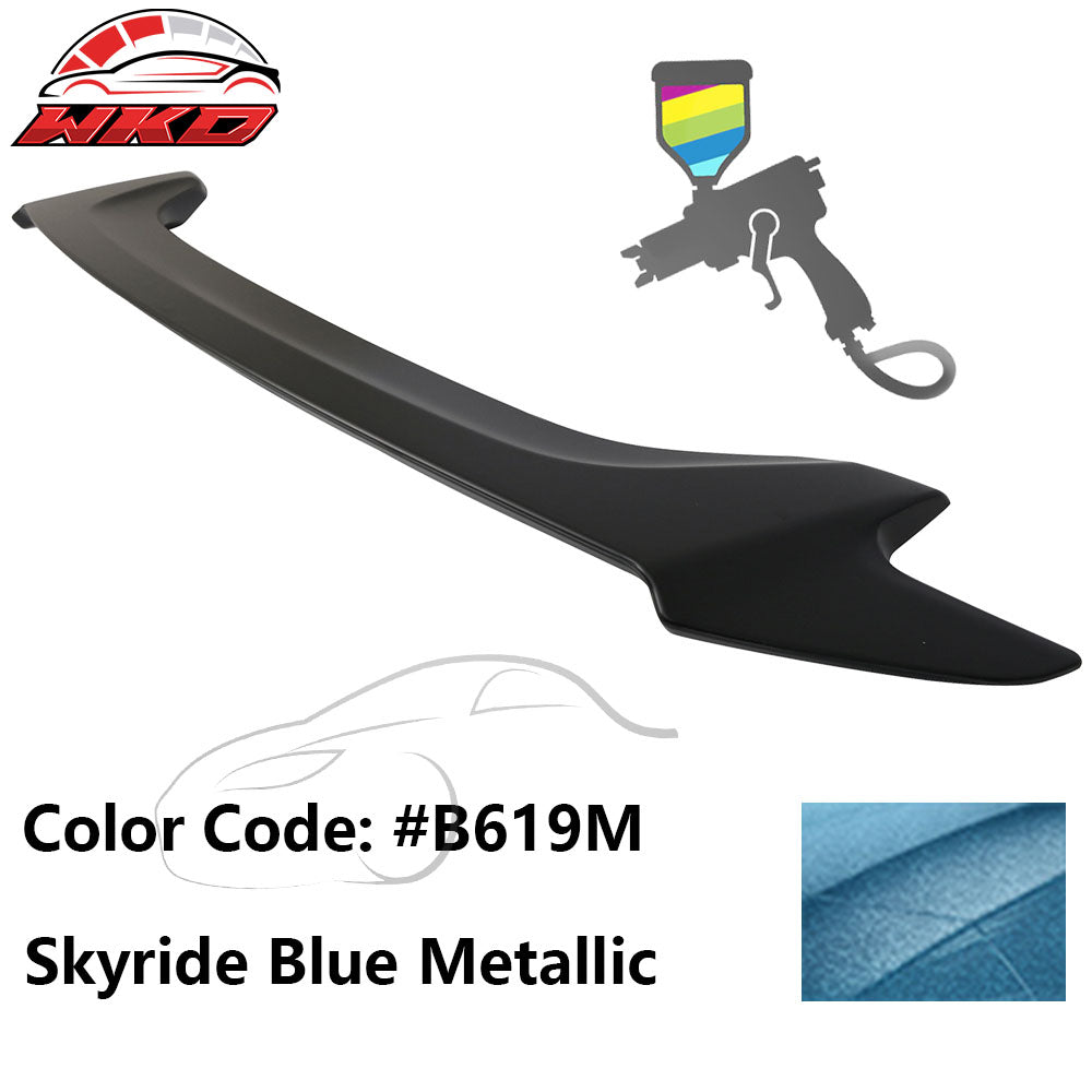 Fits 16-20 Honda Civic OE Style Trunk Spoiler ABS #B619M Skyride Blue Metallic