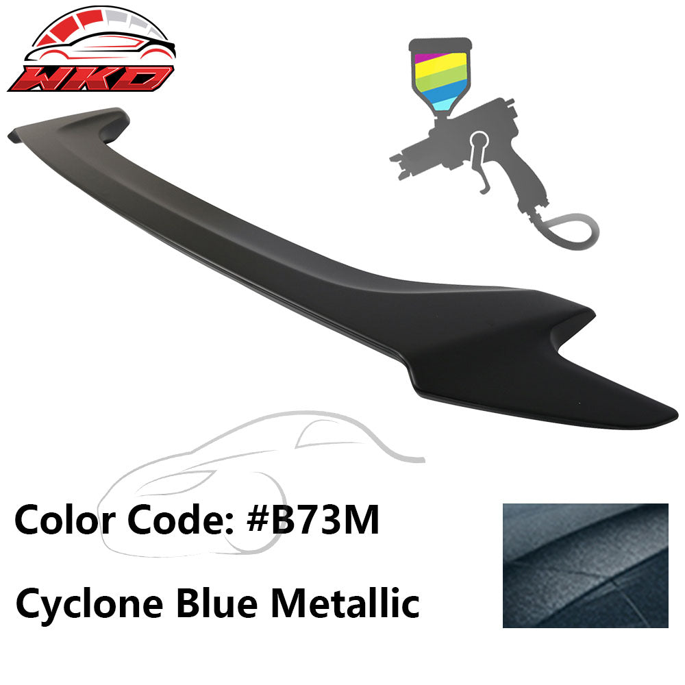 Fits 16-20 Honda Civic OE Style Trunk Spoiler ABS #B73M Cyclone Blue Metallic