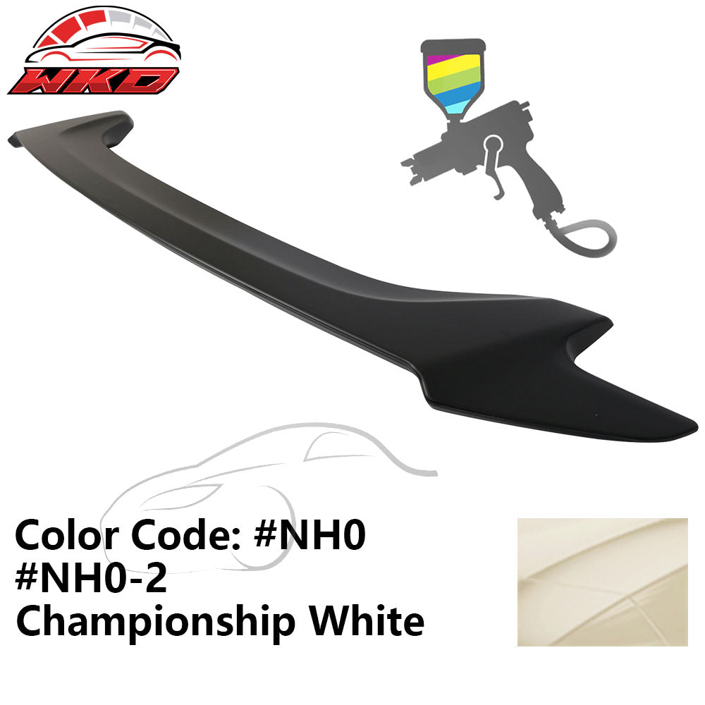 Fits 16-20 Honda Civic Coupe OE Style Trunk Spoiler ABS #NH0 Championship White