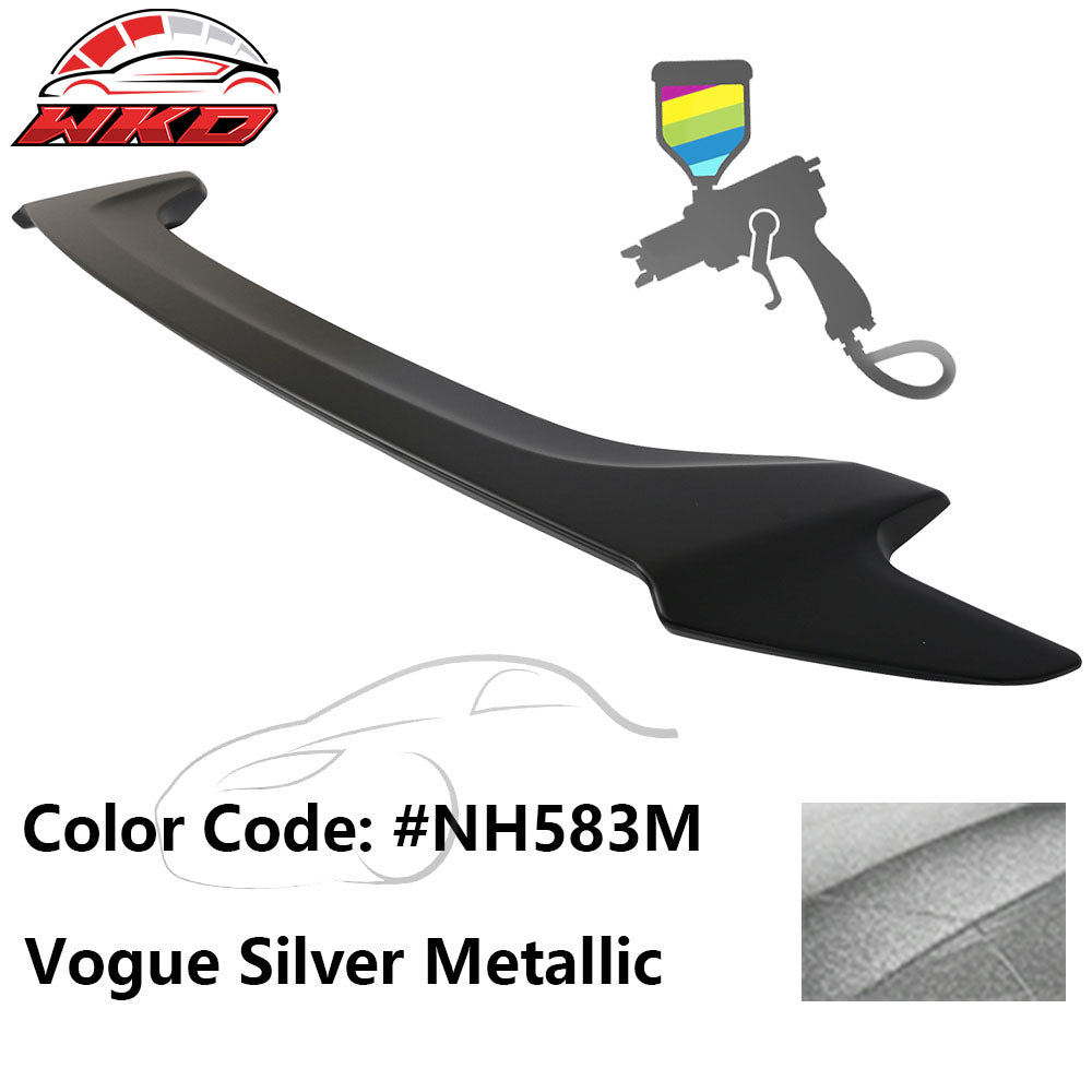 Fits 16-20 Honda Civic OE Style Trunk Spoiler ABS #NH583M Vogue Silver Metallic