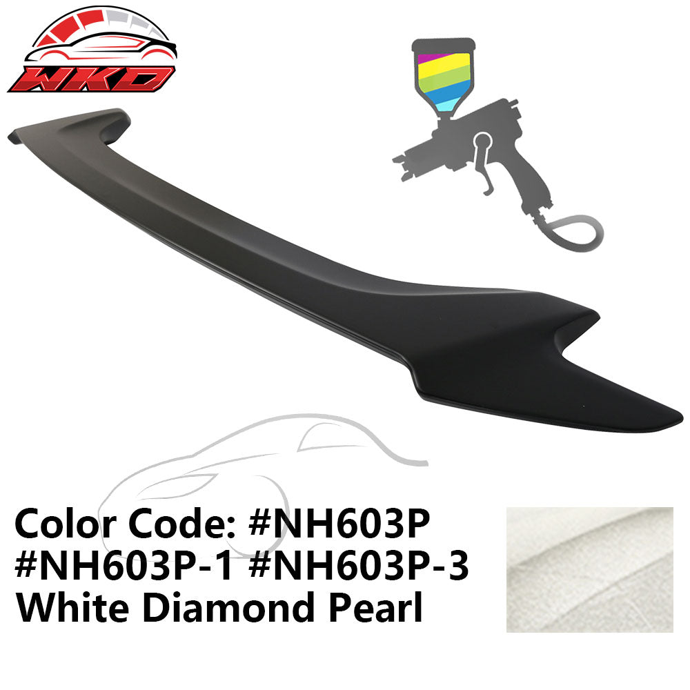 Fits 16-20 Honda Civic OE Style Trunk Spoiler ABS #NH603P White Diamond Pearl