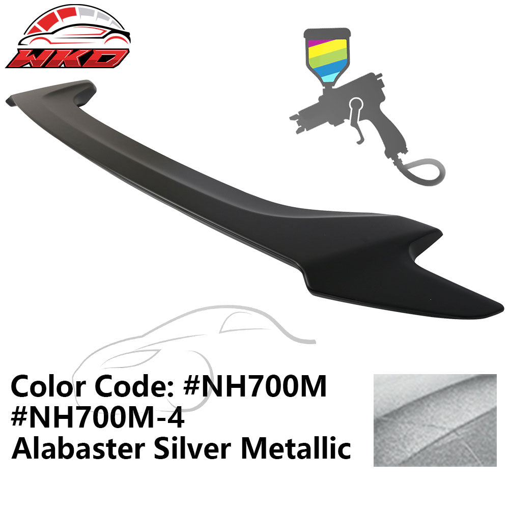 Fits 16-20 Honda Civic Coupe OE Style Trunk Spoiler ABS #NH700M Alabaster Silver