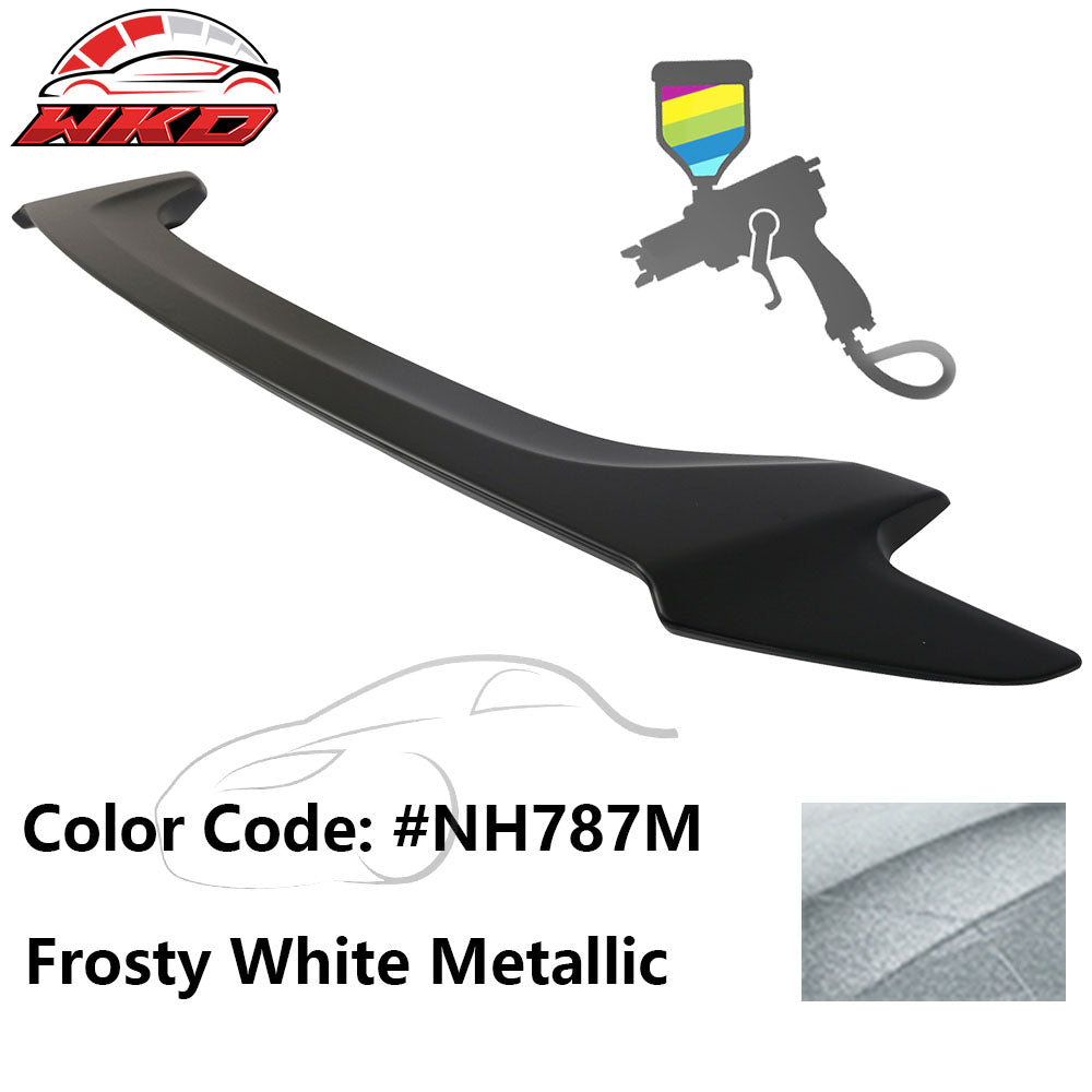 Fits 16-20 Honda Civic OE Style Trunk Spoiler ABS #NH787M Frosty White Metallic