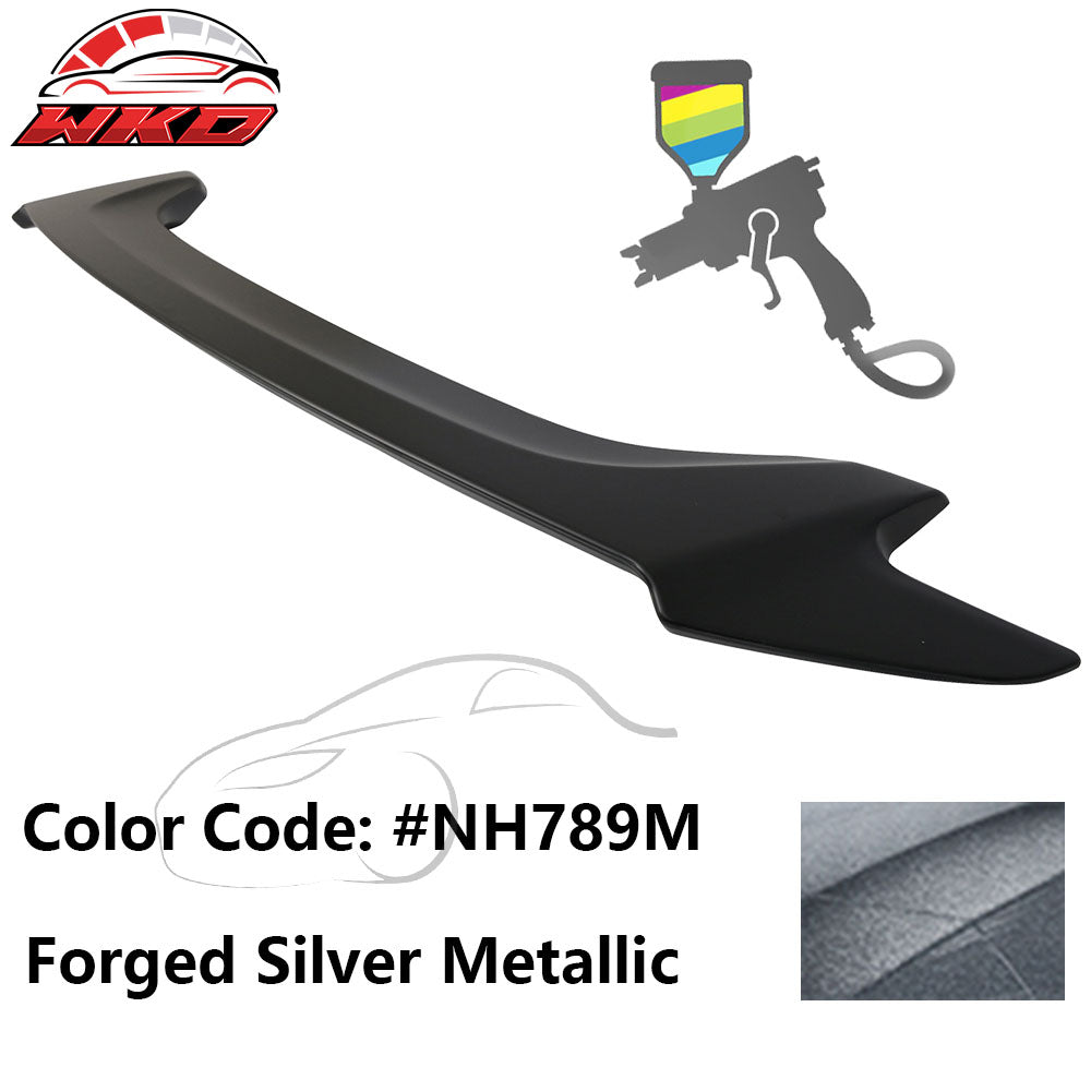 Fits 16-20 Honda Civic OE Style Trunk Spoiler ABS #NH789M Forged Silver Metallic