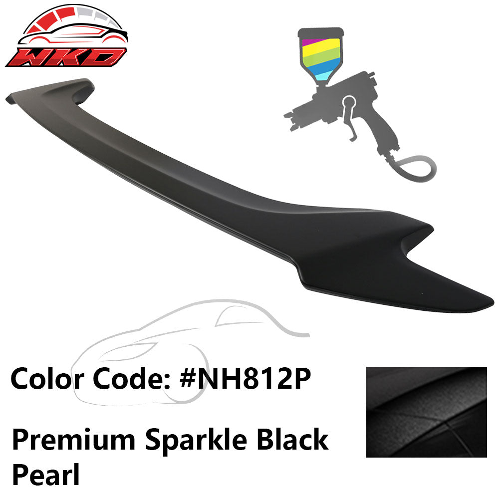 Fits 16-20 Honda Civic OE Trunk Spoiler ABS #NH812P Premium Sparkle Black Pearl