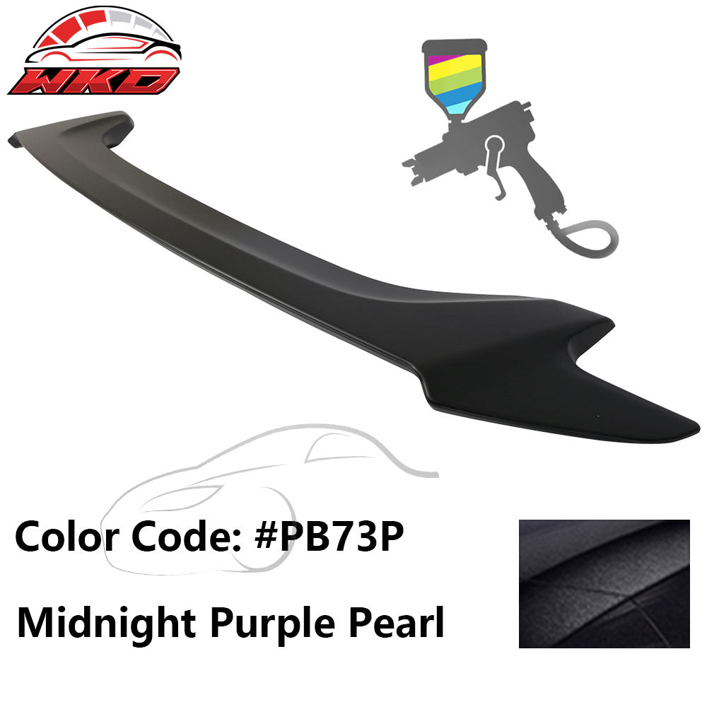 Fits 16-20 Honda Civic OE Style Trunk Spoiler ABS #PB73P Midnight Purple Pearl