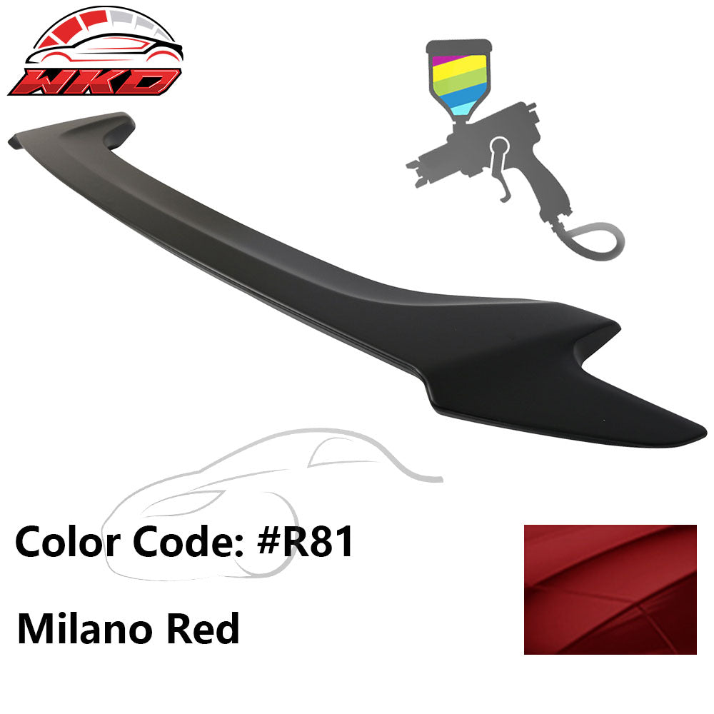 Fits 16-20 Honda Civic Coupe OE Style Trunk Spoiler ABS #R81 Milano Red