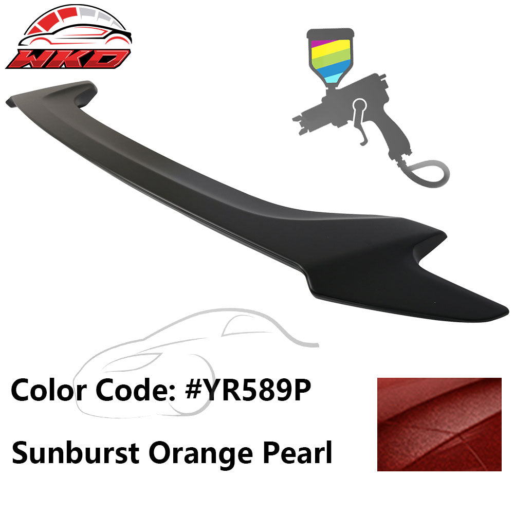 Fits 16-20 Honda Civic OE Style Trunk Spoiler ABS #YR589P Sunburst Orange Pearl