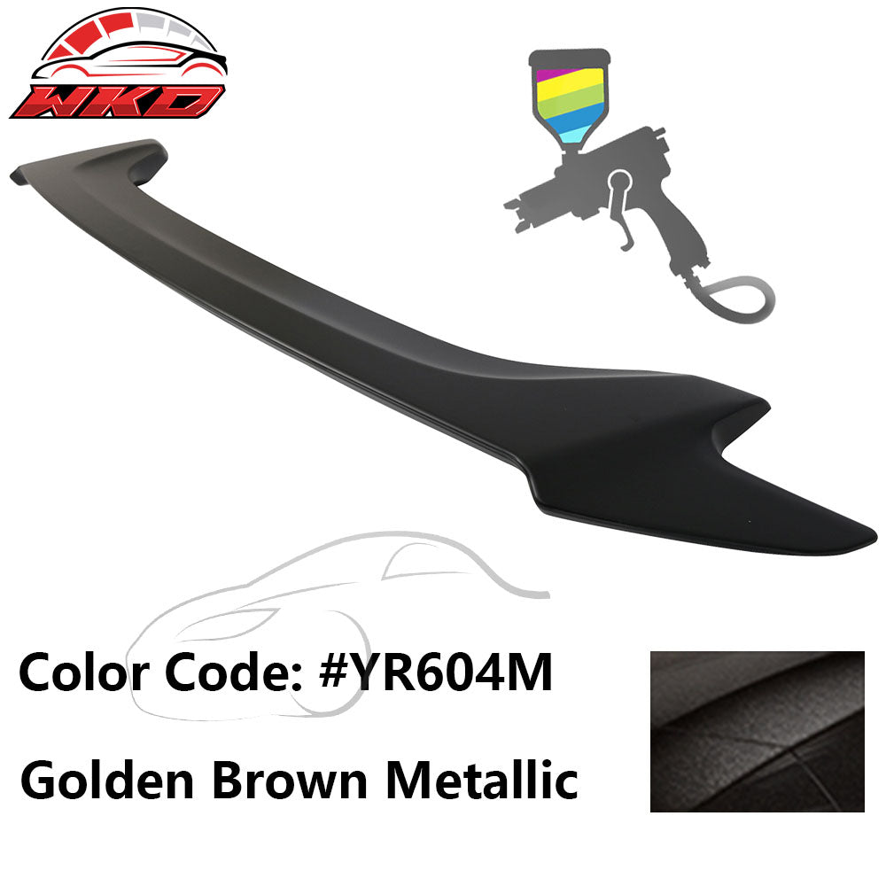 Fits 16-20 Honda Civic OE Style Trunk Spoiler ABS #YR604M Golden Brown Metallic