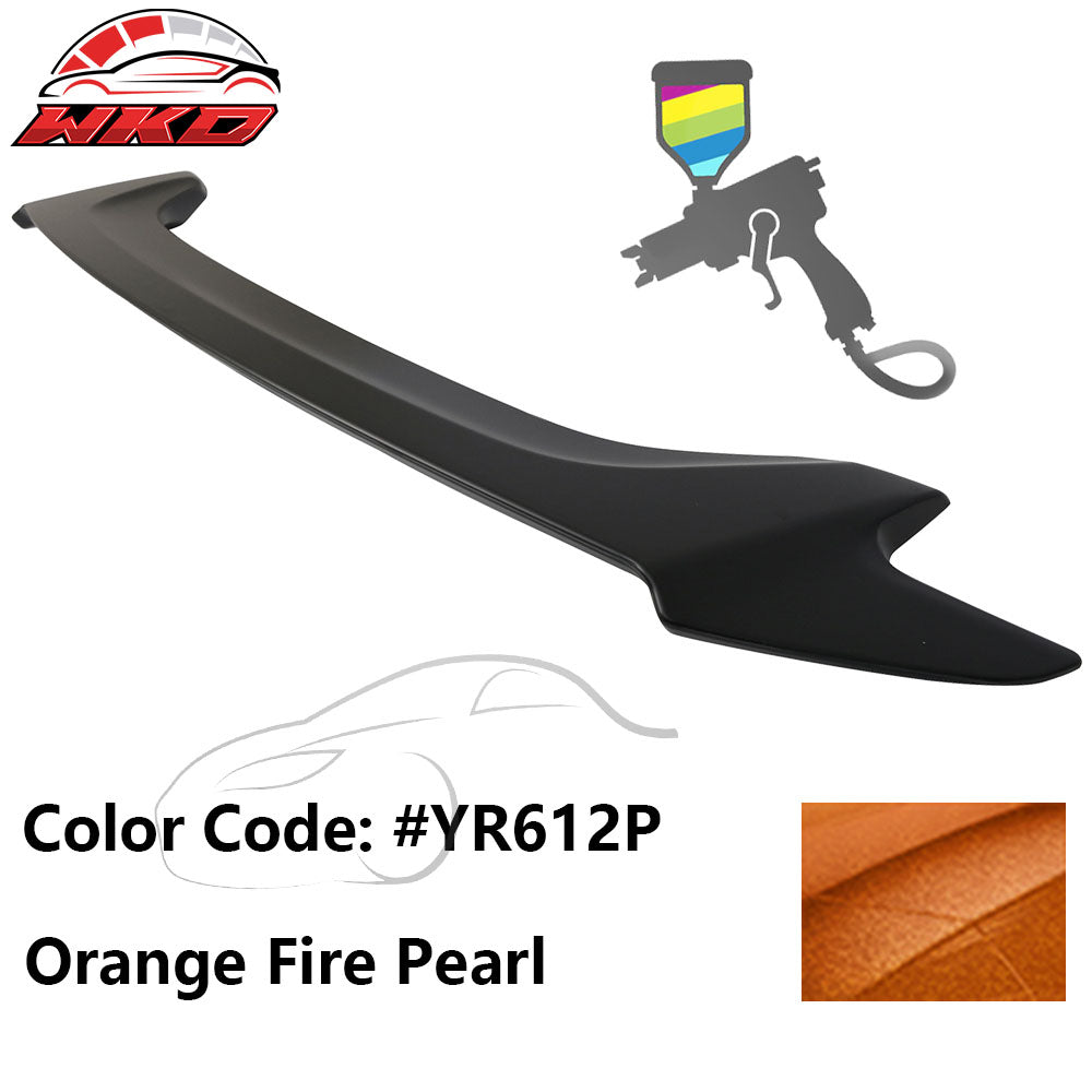For 16-20 Honda Civic Coupe OE Style Trunk Spoiler ABS #YR612P Orange Fire Pearl
