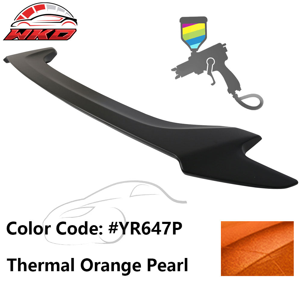 Fits 16-20 Honda Civic OE Style Trunk Spoiler ABS #YR647P Thermal Orange Pearl