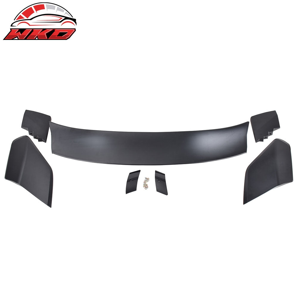 Fits 16-21 Honda Civic 10th Sedan TR Style Rear Trunk Spoiler Unpainted Black