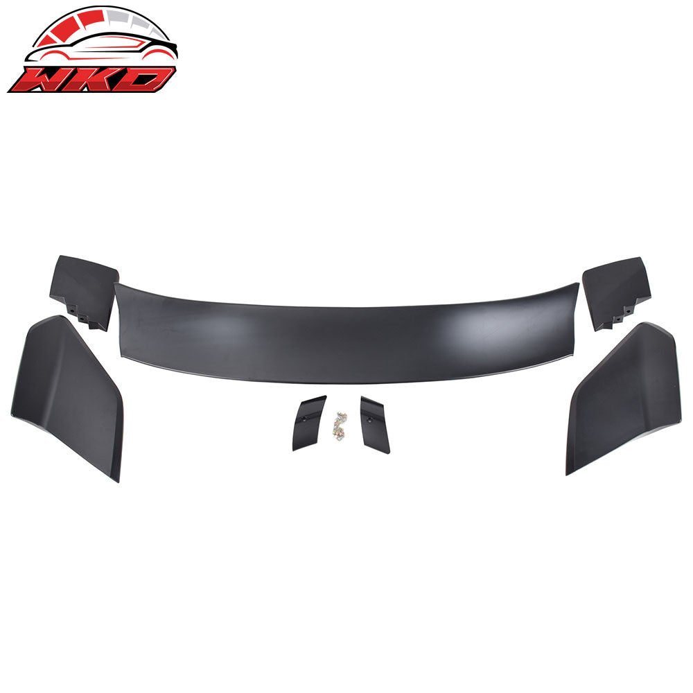 Fits 16-21 Honda Civic 10th Sedan TR Style Rear Trunk Spoiler Unpainted Black