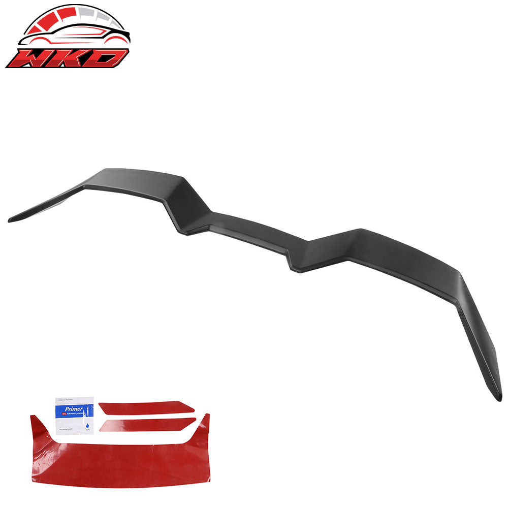 Fits 22-25 Honda Civic Sedan 4-Door Seagull Style Matte Black ABS Trunk Spoiler