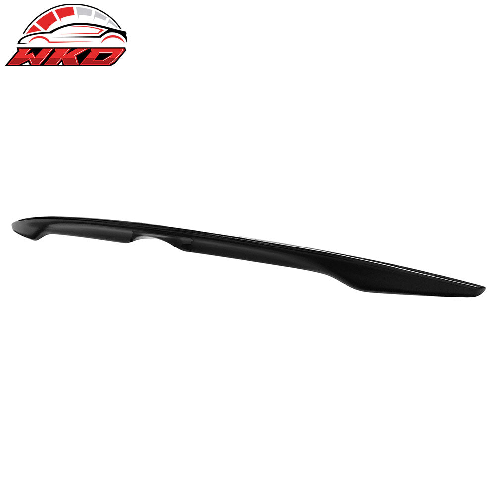 Fits 14-24 Infiniti Q50 OE Factory Style Gloss Black ABS Rear Trunk Spoiler Wing