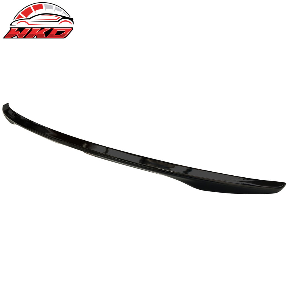 Fits 14-24 Infiniti Q50 OE Factory Style Gloss Black ABS Rear Trunk Spoiler Wing