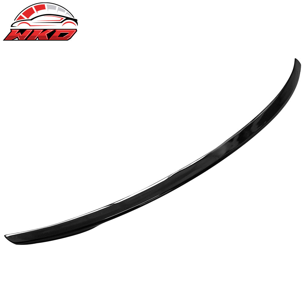 Fits 14-24 Infiniti Q50 OE Factory Style Gloss Black ABS Rear Trunk Spoiler Wing