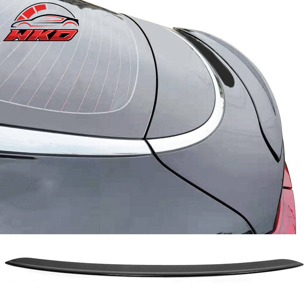 Fits 2021-2024 Kia K5 OE Style Rear Trunk Spoiler Wing Lip ABS Gloss Black