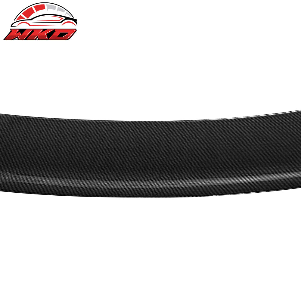 Fits 21-24 Kia K5 Trunk Spoiler R Style ABS Rear Wing Carbon Fiber Print Decklid