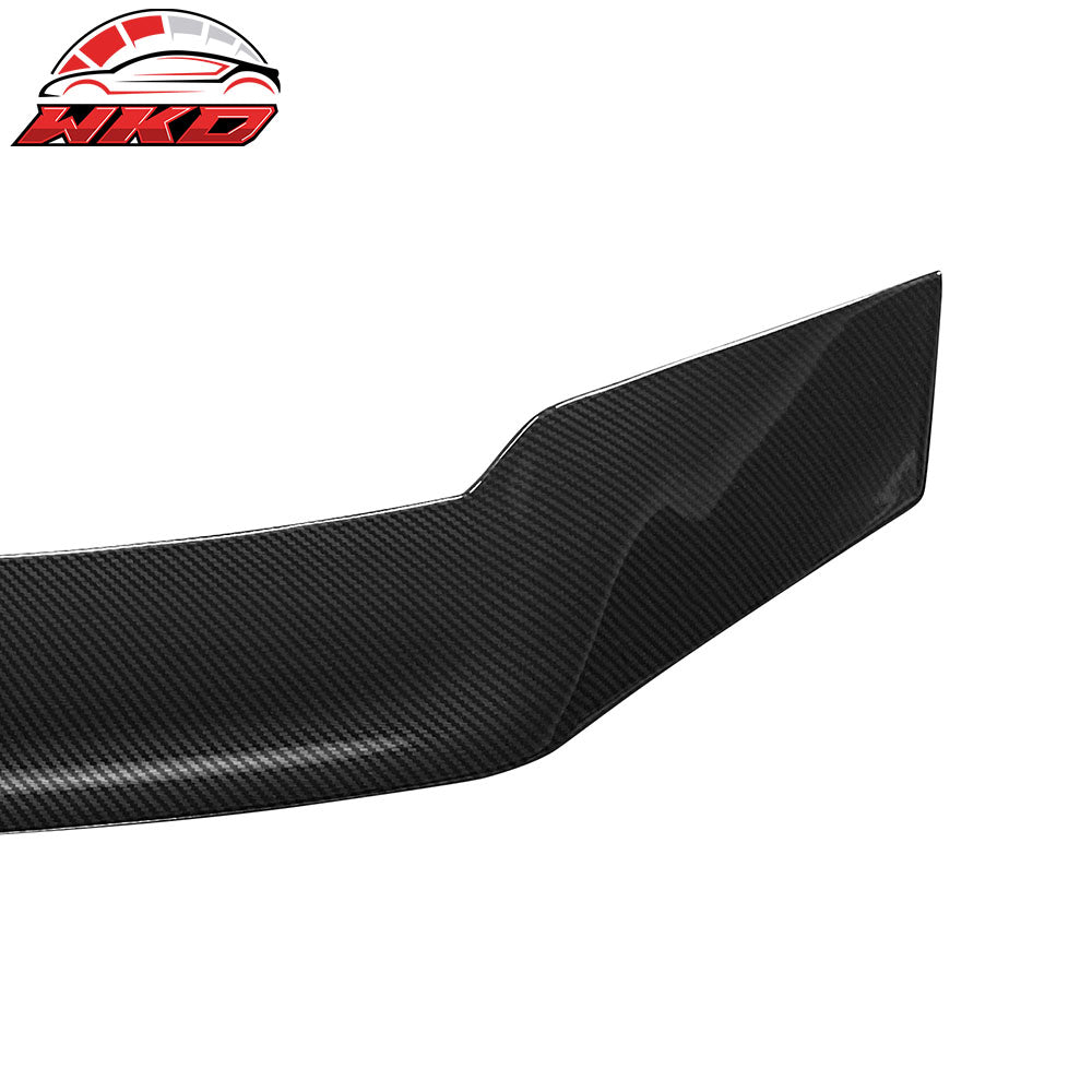 Fits 21-24 Kia K5 Trunk Spoiler R Style ABS Rear Wing Carbon Fiber Print Decklid