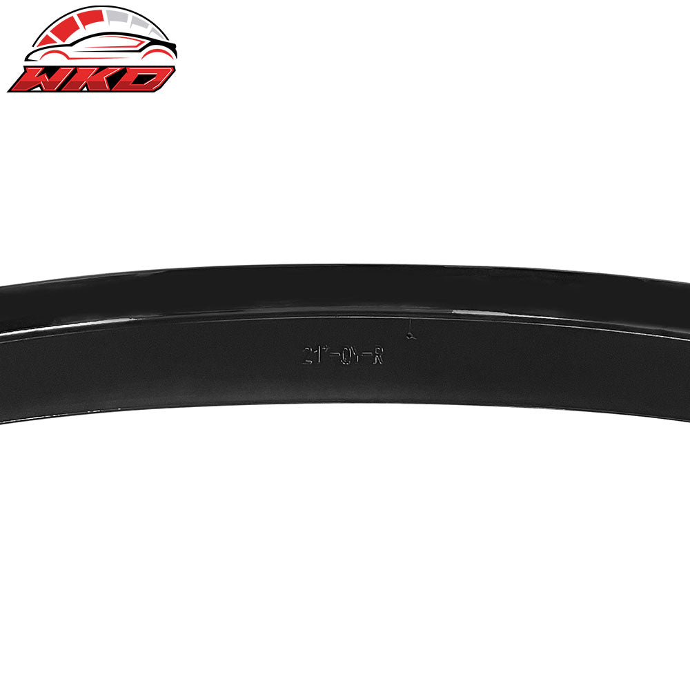 Fits 21-24 Kia K5 Trunk Spoiler R Style ABS Rear Wing Gloss Black Boot Decklid