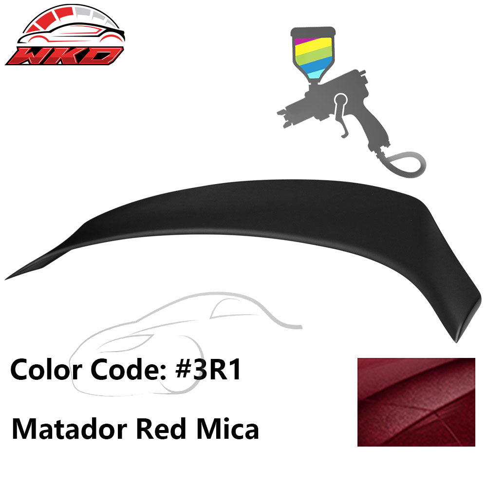 Fits 14-20 Lexus IS250 IS300 IS350 Type A #3R1 Matador Red Mica Trunk Spoiler