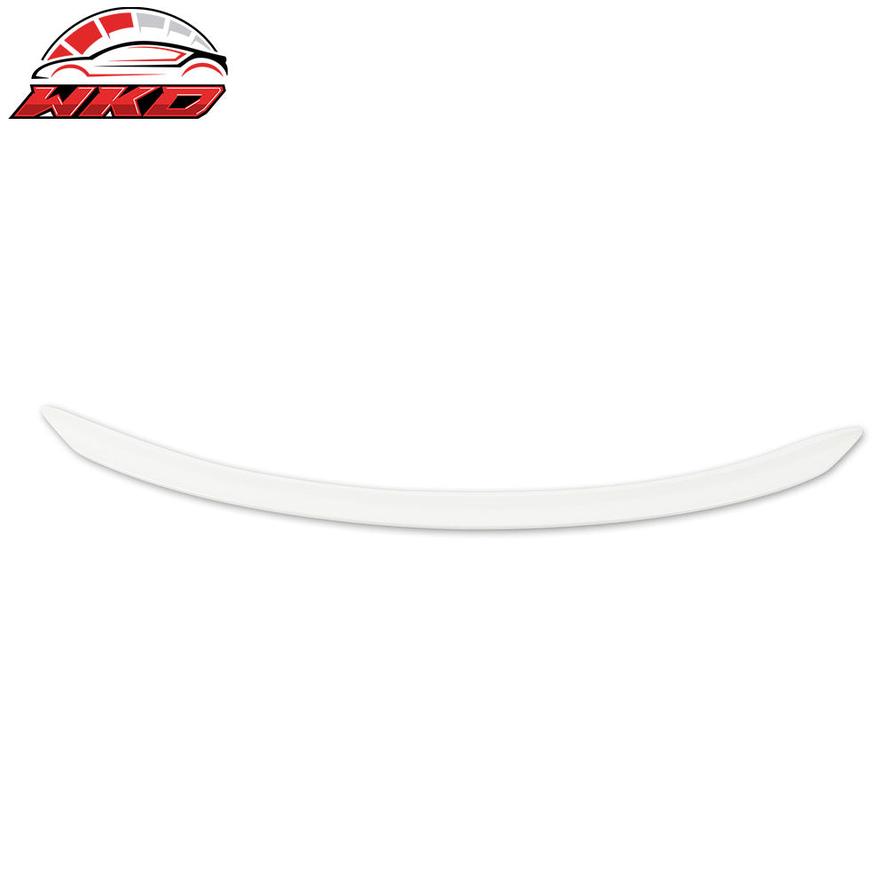 Fits 19-23 Benz C257 CLS-Class AMG Style White Rear Trunk Spoiler Lid Wing Lip