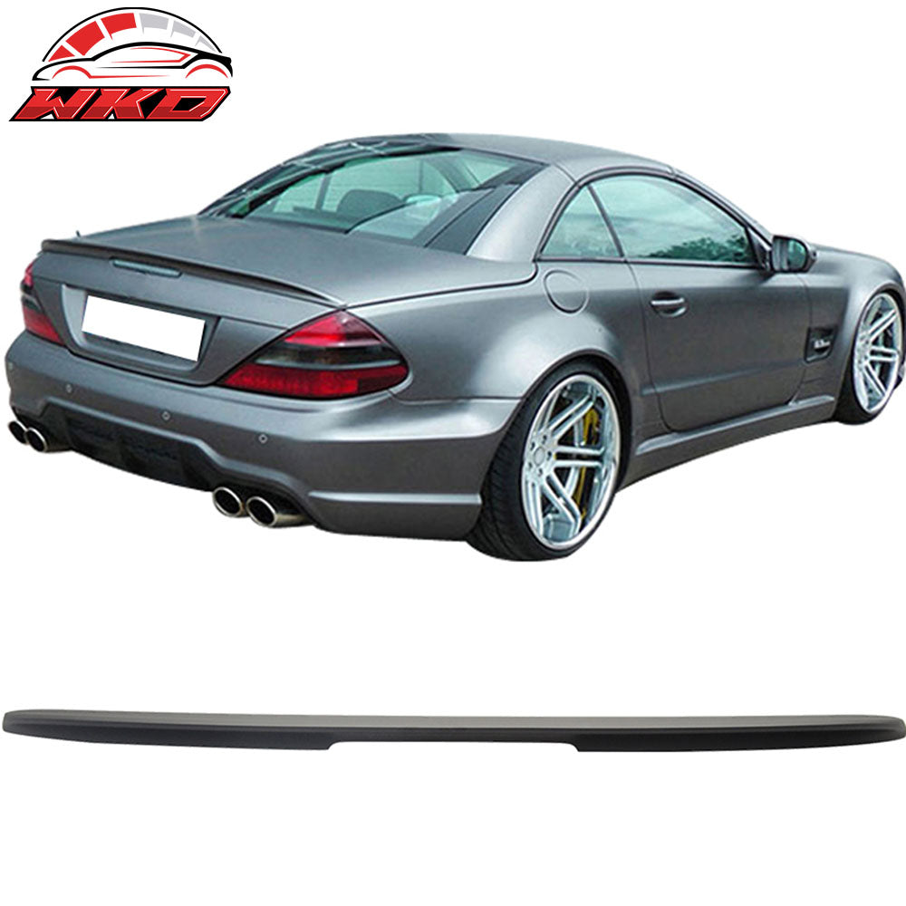 Fits 03-11 Benz R230 SL-Class AMG Style Rear Trunk Spoiler Wing Lip Matte Black
