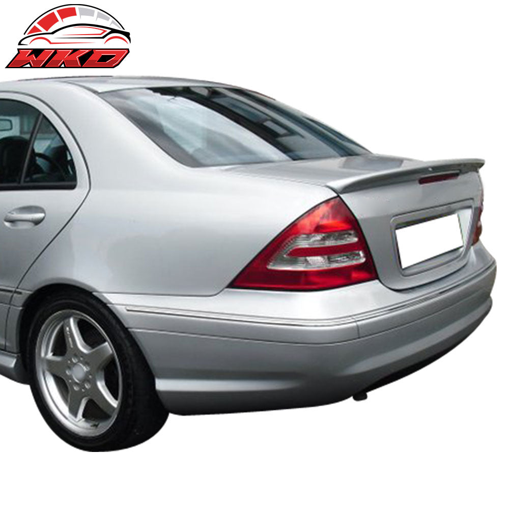 Fits 01-07 Benz C-Class W203 Sedan AMG Style Rear Trunk Spoiler Wing Unpainted