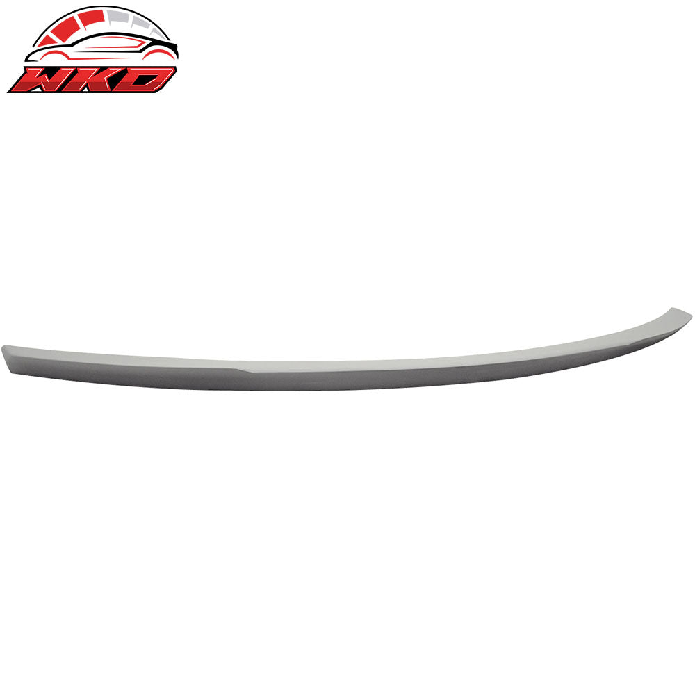 Fits 15-21 Benz W205 C Class Sedan V Style Rear Trunk Spoiler WIng Lip Unpainted