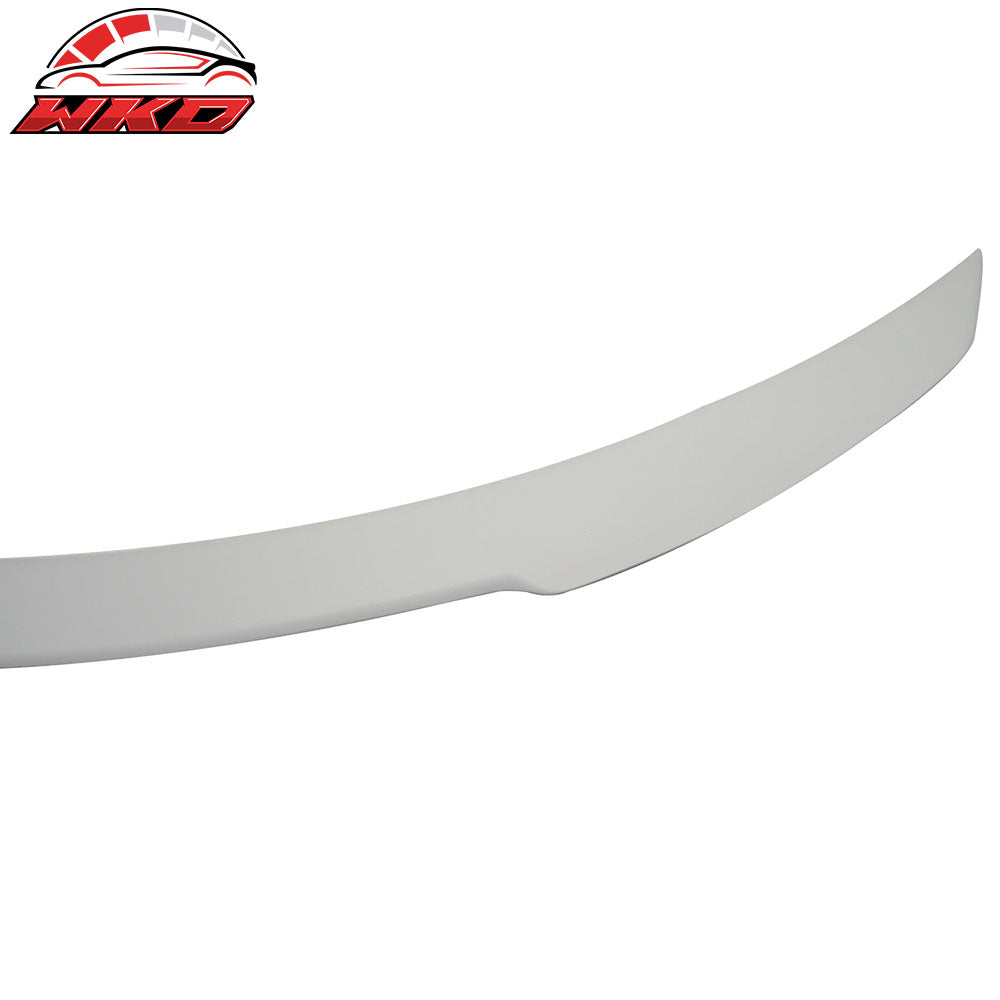 Fits 15-21 Benz W205 C Class Sedan V Style Rear Trunk Spoiler WIng Lip Unpainted
