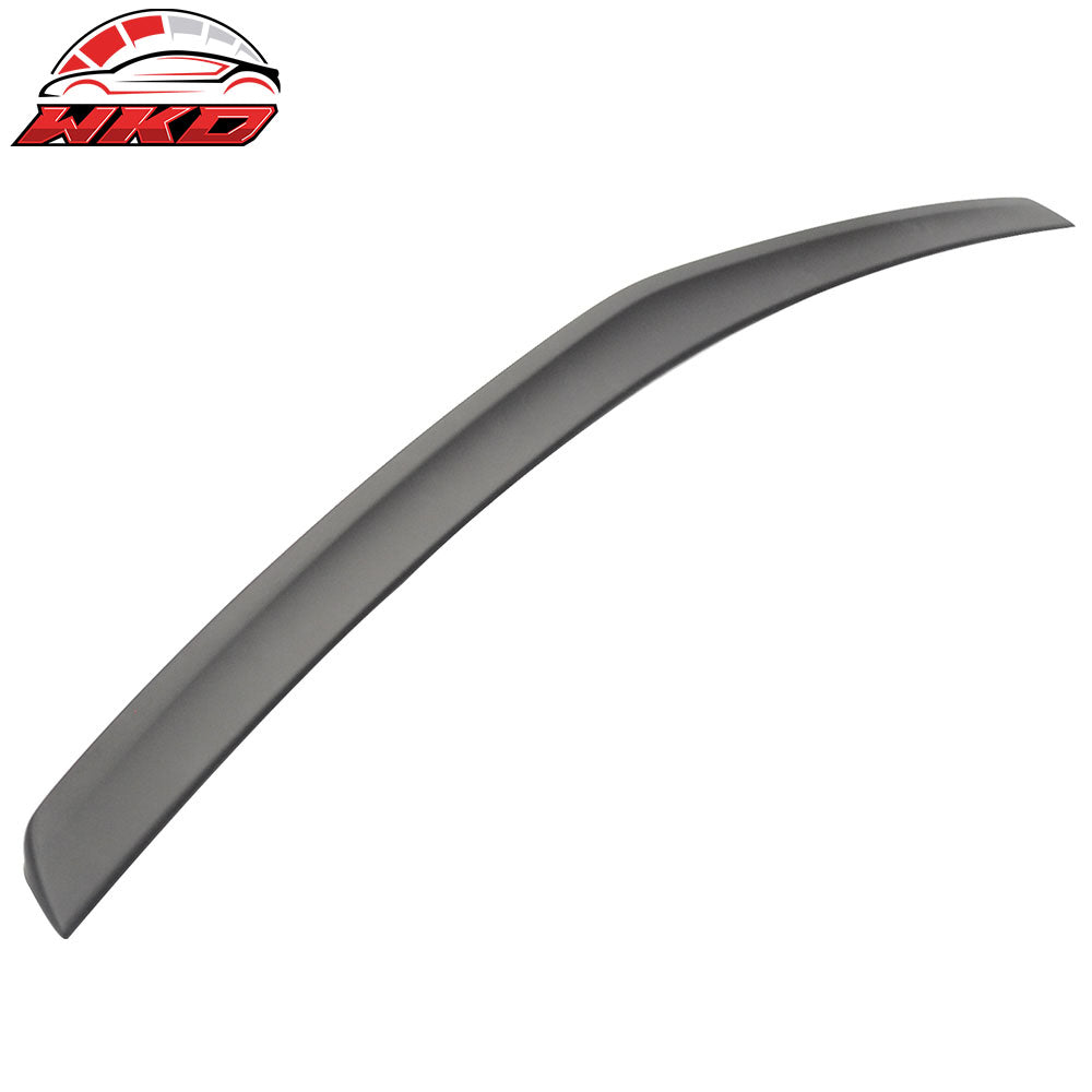 Fits 10-16 Benz W212 E-Class AMG Style Matte Black Rear Trunk Spoiler Wing Lip