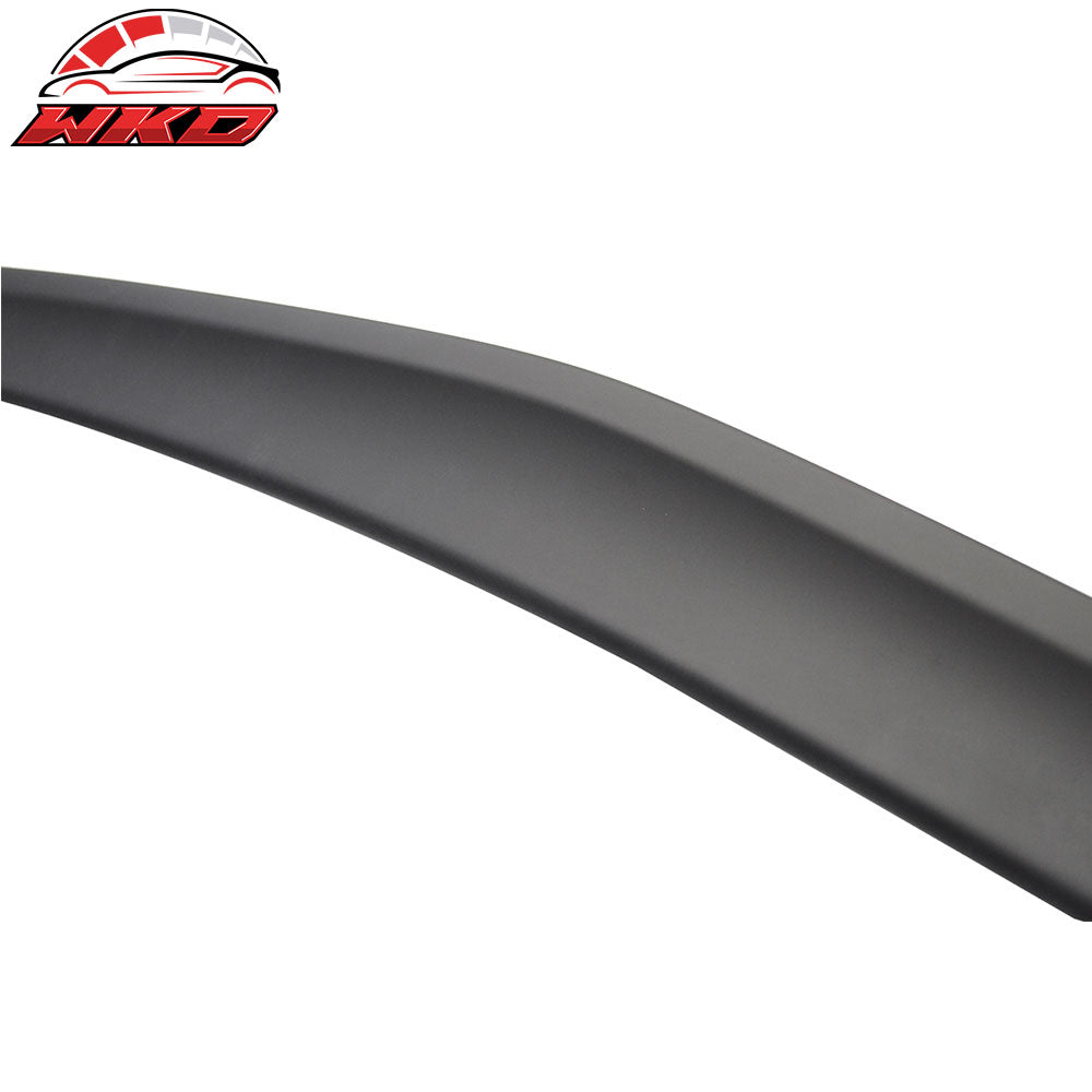 Fits 10-16 Benz W212 E-Class AMG Style Matte Black Rear Trunk Spoiler Wing Lip