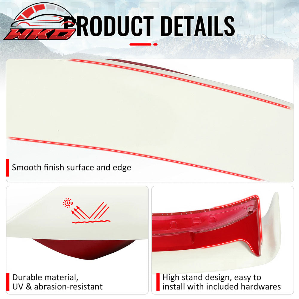 Fits 09-21 Nissan 370Z Coupe N Style Trunk Spoiler Painted #A54 Red & #QAB White