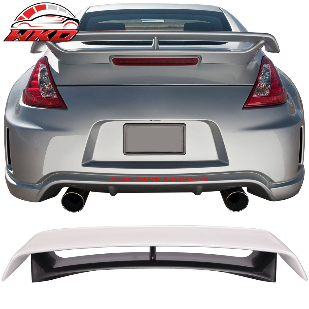 Fits 09-21 Nissan 370Z Coupe N Style Trunk Spoiler Painted #G41 Black&#QAB White