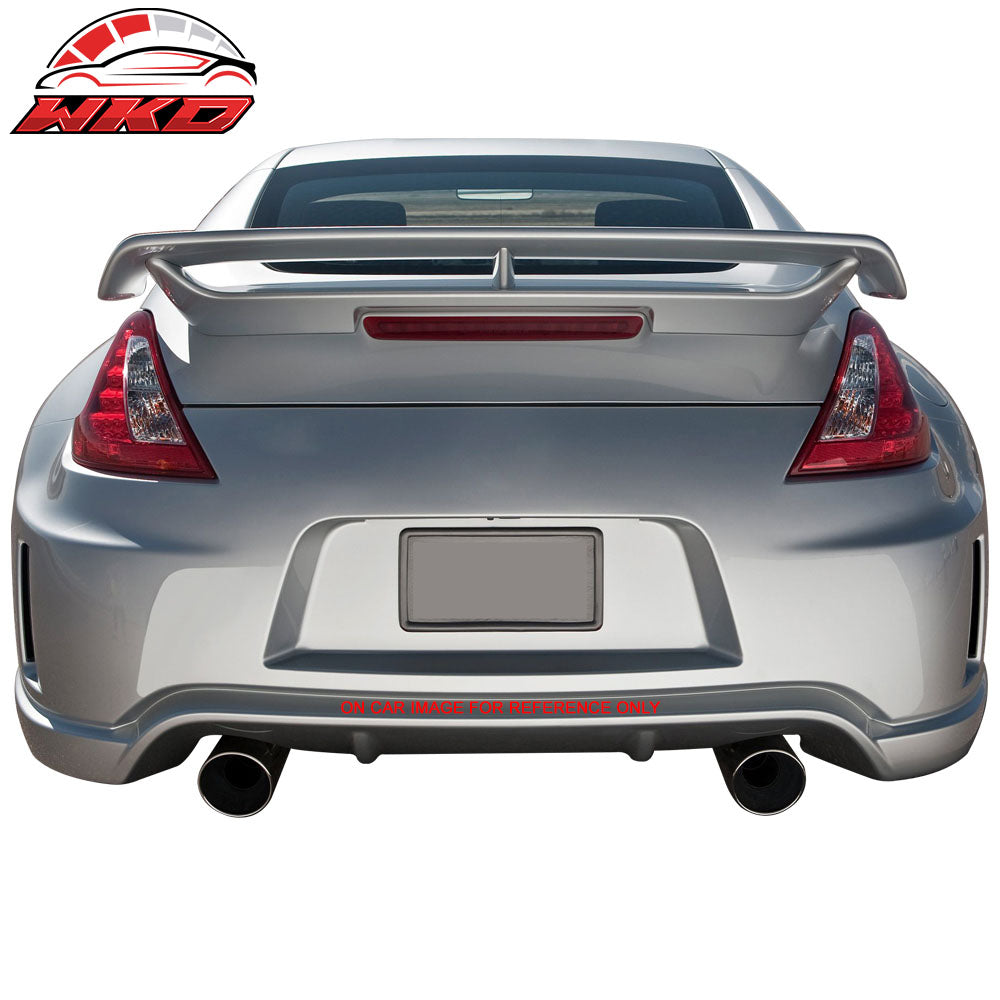 Fits 09-21 Nissan 370Z Coupe N Style Trunk Spoiler Painted #G41 Black&#QAB White