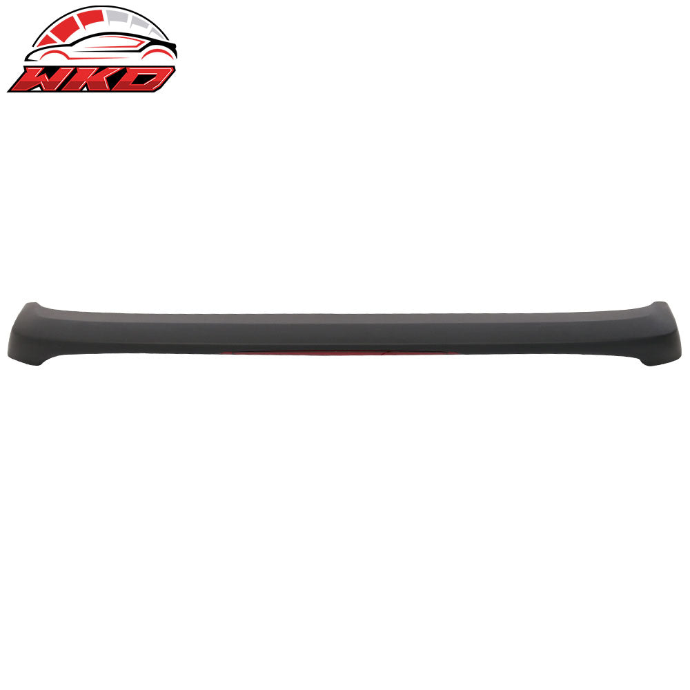2007-12 Nissan Altima 4Dr Sedan OE Trunk Spoiler & LED Light ABS Matte Black | Wholesale