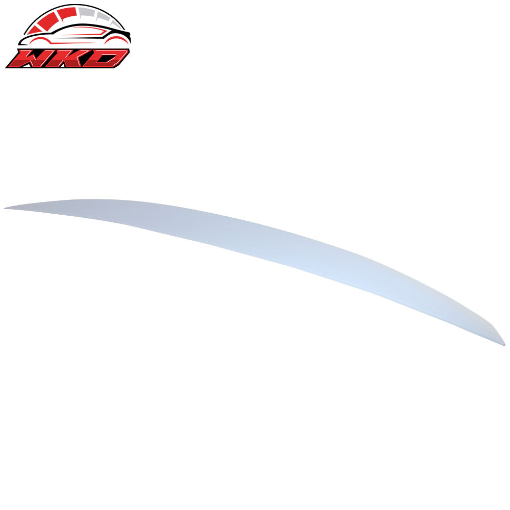 Fits 16-23 Nissan Maxima Trunk Spoiler OE Style Gray Rear Wing ABS LED Boot Trim