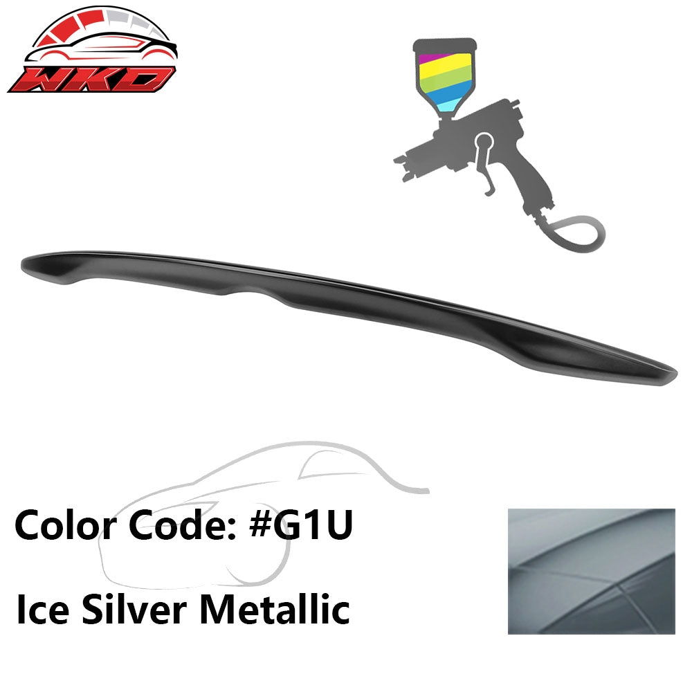Fits 12-16 Subaru Impreza & 15-21 WRX D2 Style Trunk Spoiler Painted #G1U Silver