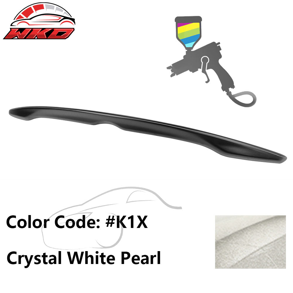 Fits 12-16 Subaru Impreza & 15-21 WRX D2 Style Trunk Spoiler Painted #K1X White