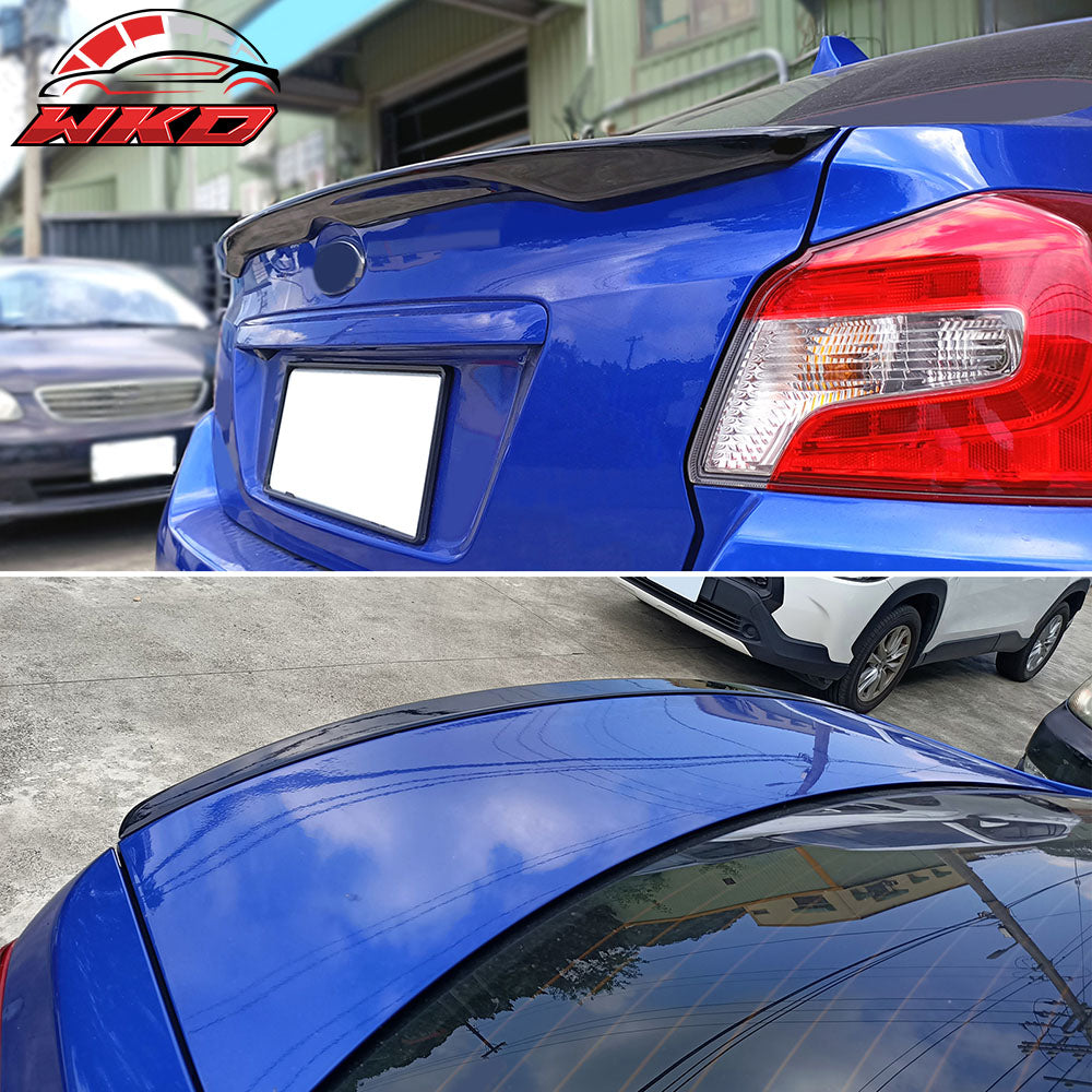 Fits 12-16 Subaru Impreza 15-21 WRX STI D2 Style Trunk Spoiler Painted #K7X Blue