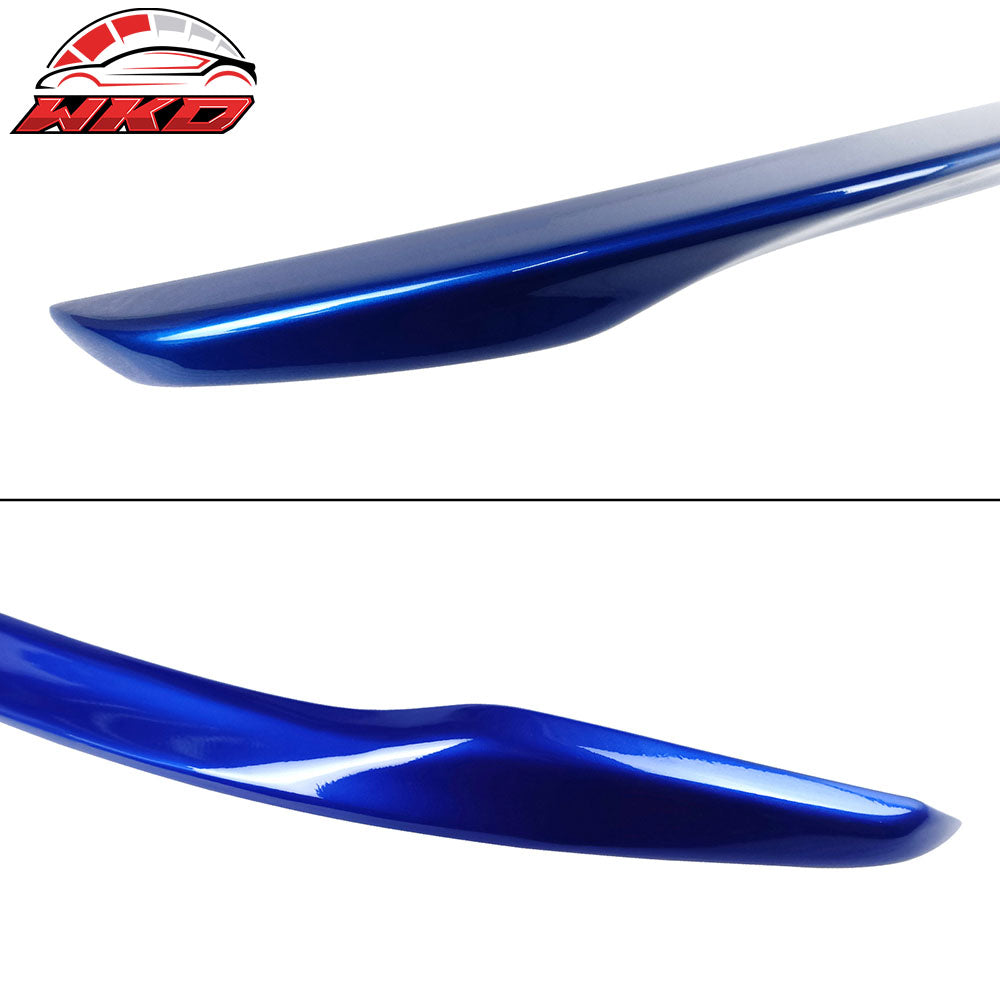 Fits 12-16 Subaru Impreza 15-21 WRX STI D2 Style Trunk Spoiler Painted #K7X Blue