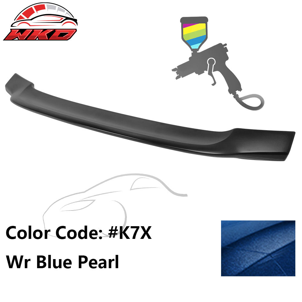 Fit 15-21 Subaru WRX STI PSM Style Rear Trunk Spoiler Painted #K7X Wr Blue Pearl