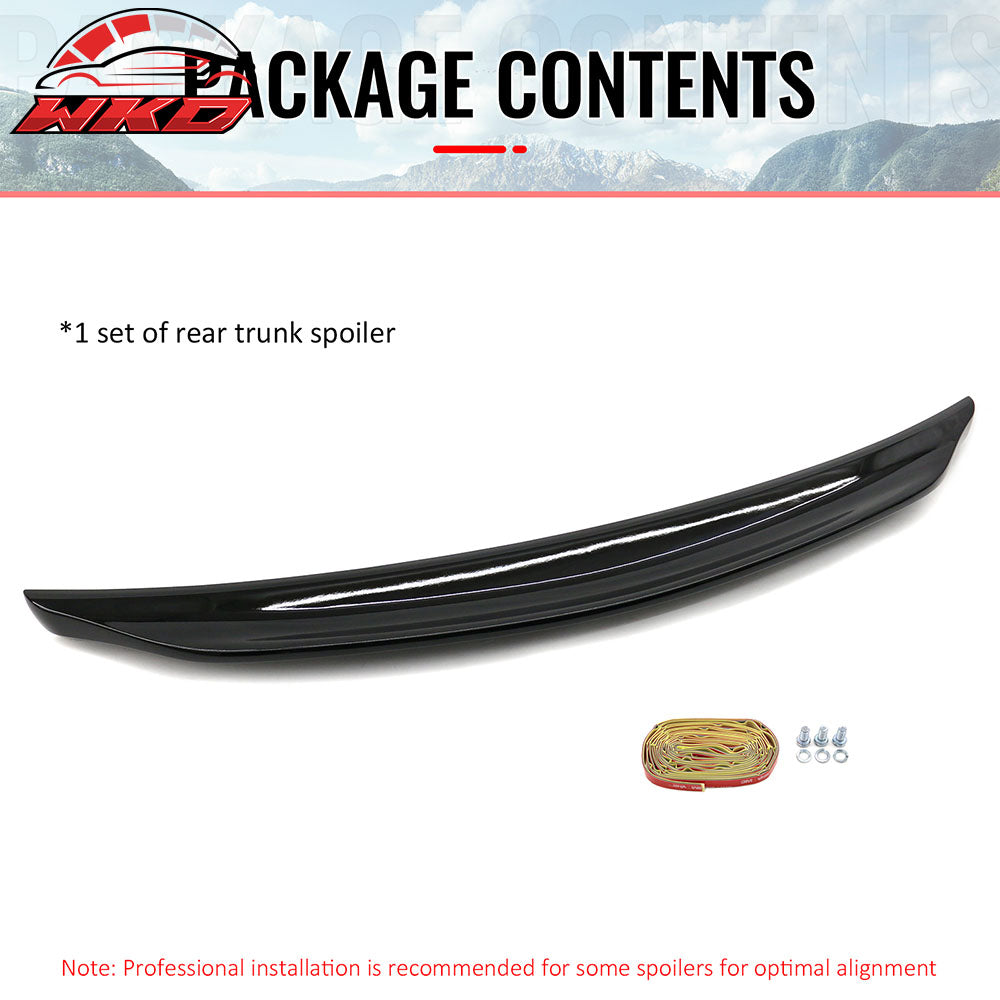 Fits 15-21 Subaru WRX/STI 12-16 Impreza SubiSpeed Rear Trunk Spoiler Gloss Black